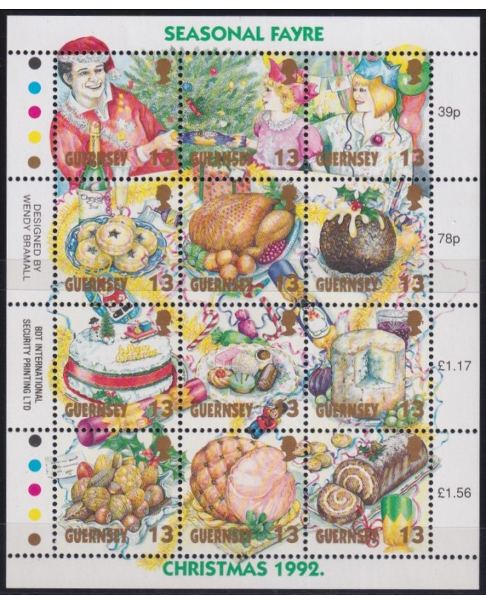 F-EX35911 UK ENGLAND GUERNSEY MNH 1993 CHRISTMAS NAVIDAD RELIGION DRAWING NOEL