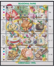 F-EX35911 UK ENGLAND GUERNSEY MNH 1993 CHRISTMAS NAVIDAD RELIGION DRAWING NOEL