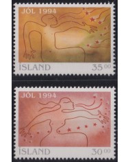 F-EX35999 ICELAND ISLAND HOLLAND MNH 1994 CHRISTMAS NAVIDAD RELIGION DRAWING NOEL.