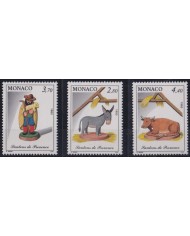 F-EX36035 MONACO MNH 1993 CHRISTMAS NAVIDAD RELIGION DRAWING NOEL SANTONS.