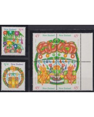 F-EX36051 NEW ZEALAND MNH 1993 CHRISTMAS NAVIDAD RELIGION DRAWING NOEL.