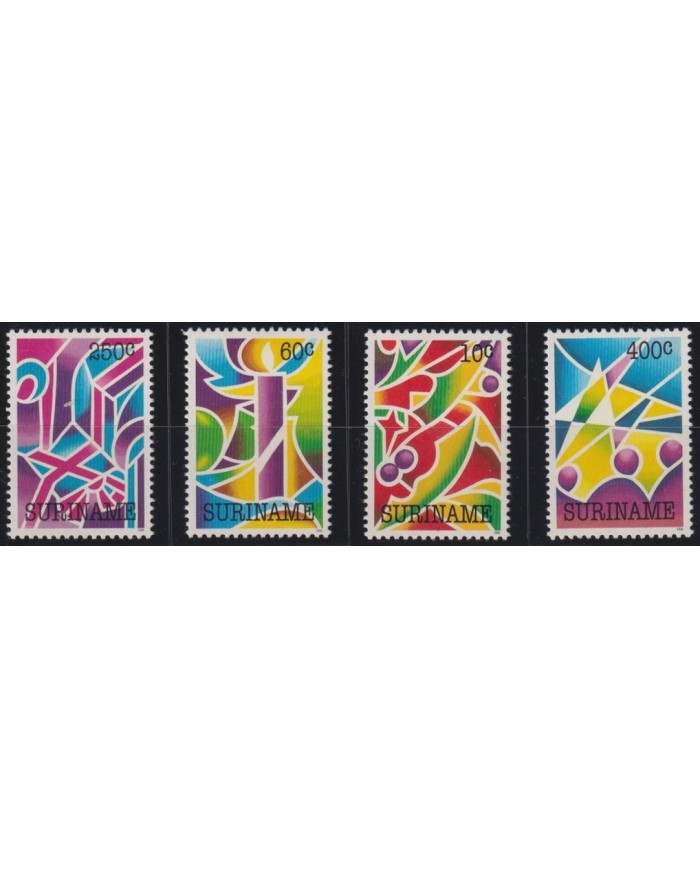 F-EX36078 SURINAME MNH 1992 CHRISTMAS NAVIDAD RELIGION DRAWING NOEL.