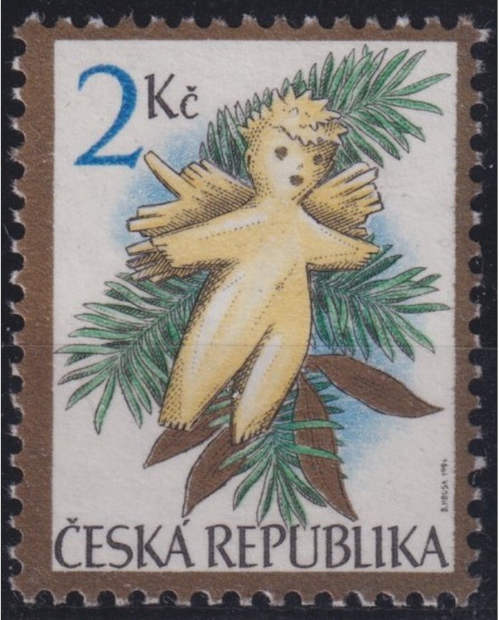 F-EX36122 CZECHOSLOVAKIA MNH 1992 CHRISTMAS NAVIDAD RELIGION DRAWING NOEL.