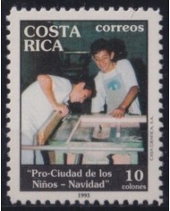 F-EX36126 COSTA RICA MNH 1992 CHRISTMAS NAVIDAD PRO- CIUDAD DE LOS NIÑOS.