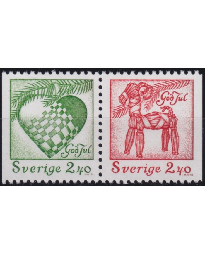 F-EX36088 SVERIGE SWEDEN MNH 1994 CHRISTMAS NAVIDAD RELIGION DRAWING.