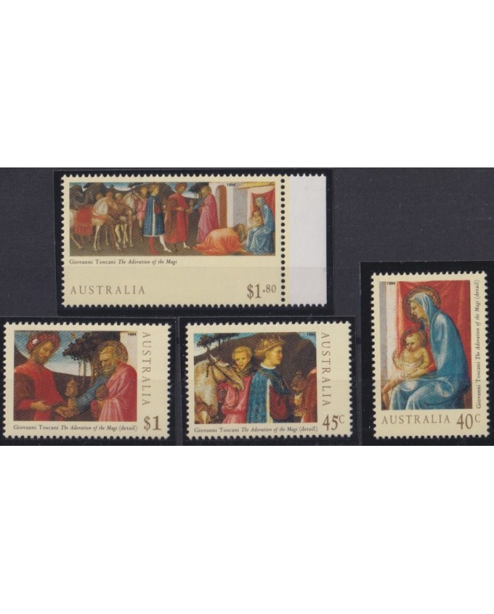 F-EX35811 AUSTRALIA MNH 1994 CHRISTMAS NAVIDAD RELIGION DRAWING.