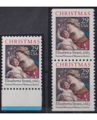 F-EX35850 USA US MNH 1994 CHRISTMAS NAVIDAD RELIGION PAINTING ELISABETTA SIRANI.