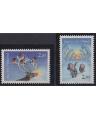 F-EX35856 SOUMI FINLAND MNH 1994 CHRISTMAS NAVIDAD RELIGION DRAWING.