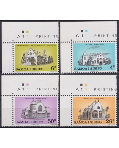 F-EX35591 SAMOA I SISIFO MNH 1979 RELIGION CHURCH BUILDING.