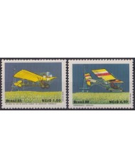 F-EX33645 GRENADA MNH 1989 80 ANNIV OF FLIGHT SANTOS DUMOUNT.