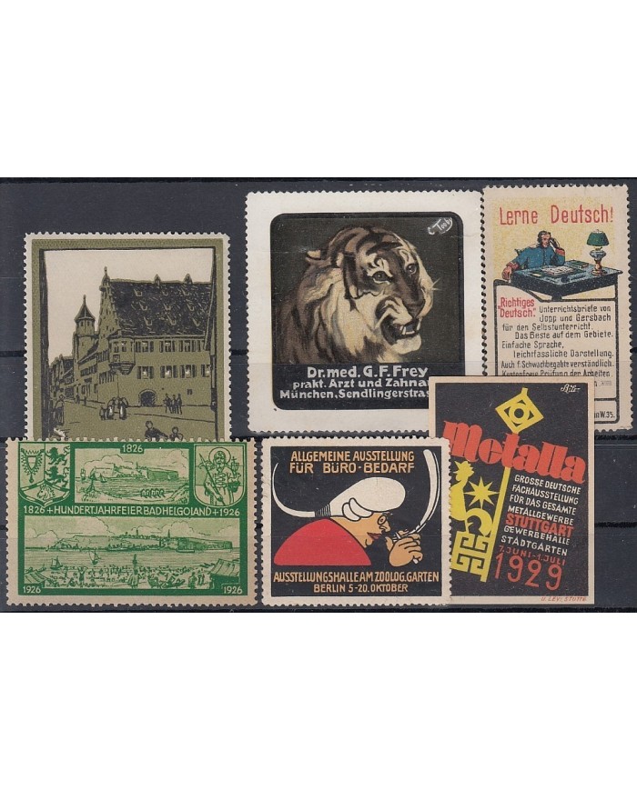 F-EX7642 GERMANY ALEMANIA OLD CINDERELLA STAMPS LOT. MNH.
