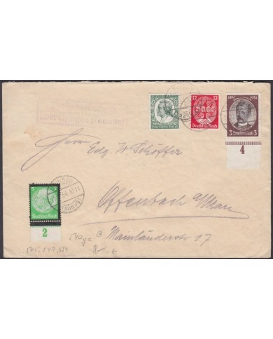 F-EX8740 GERMANY ALEMANIA 1934 COVER.