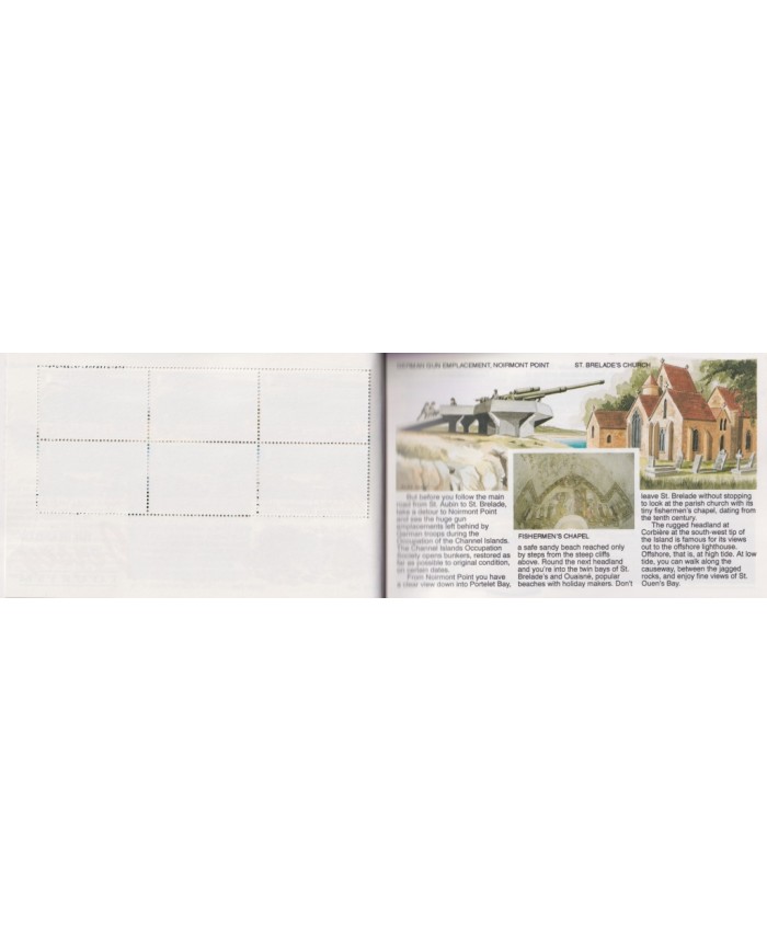 F-EX34985 UK ENGLAND JERSEY 1996 MNH BOOKLED TOURISM BEACH LANDSCAPE.