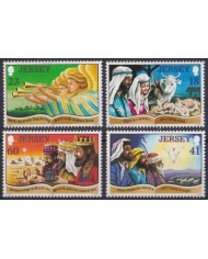 F-EX35111 UK ENGLAND JERSEY 1994 MNH CHRISTMAS NAVIDAD RELIGION DRAWING.