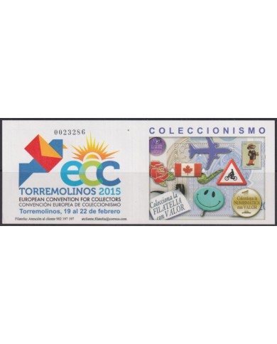 F-EX29010 ESPAÑA SPAIN MNH 2014 BOOKLED ECC TORREMOLINOS CONVENTION COLLECTIBLES.