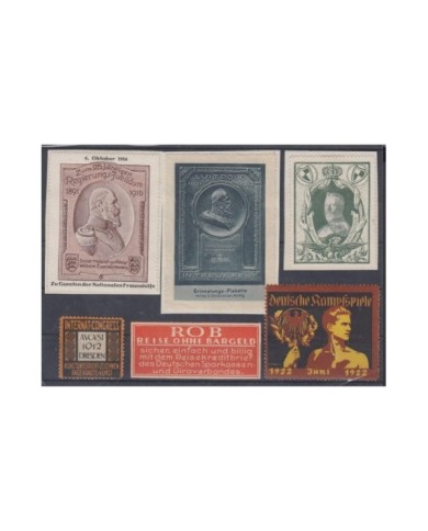 F-EX9121 GERMANY ALEMANIA OLD ROYAL CINDERELLA LOT. MH- NO GUM.