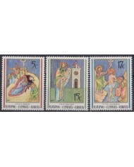 F-EX37454 CYPRUS CHIPRE MNH 1991 CHRISTMAS NAVIDAD ART PAINTING RELIGION.