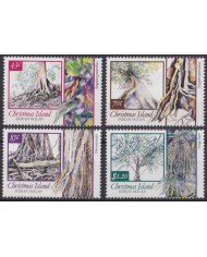 F-EX37848 CHRISTMAS IS MNH 1991 FLOWER FLORES TREE FOREST.