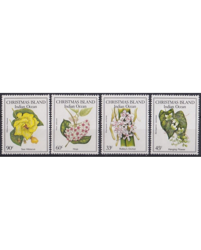F-EX37852 CHRISTMAS IS MNH 1986 FLOWER FLORES TREE FOREST
