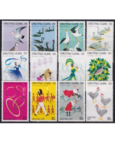 F-EX37863 CHRISTMAS IS MNH 1977 CHRISTMAS NAVIDAD CHILD DRAWING BIRD DANCE BALLET.
