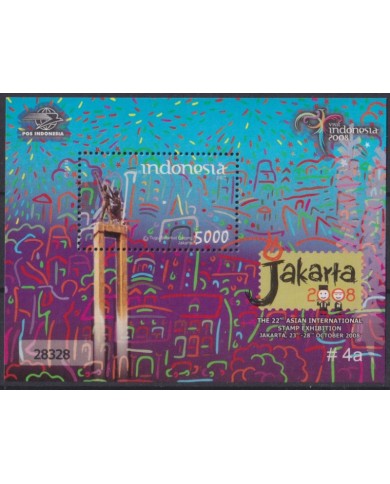 F-EX37955 INDONESIA MNH 2008 22th ASIAN INTERNATIONAL STAMPS EXHIBITION.