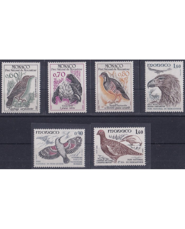 F-EX38107 MONACO MNH 1982 BIRD PAJAROS AVES OISEAUX VÖGEL.