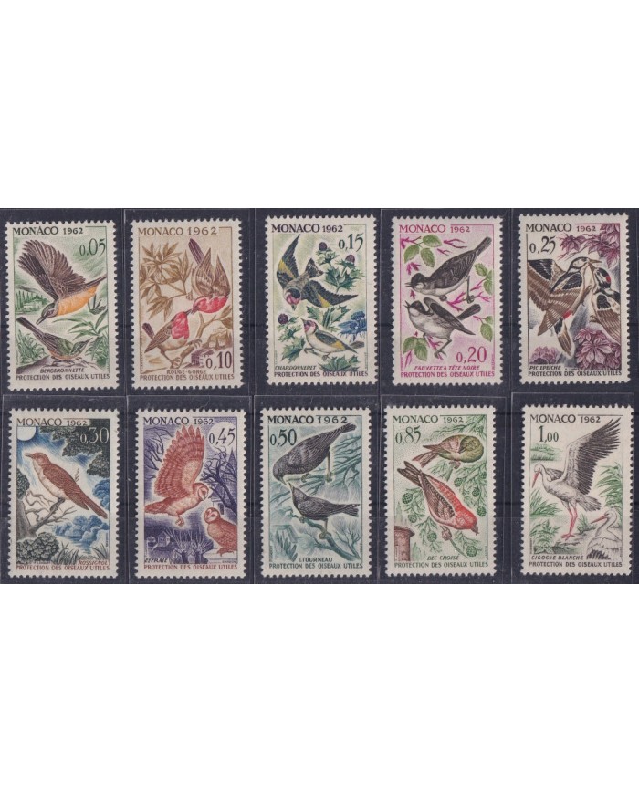 F-EX38109 MONACO MNH 1962 BIRD PAJAROS AVES OISEAUX VÖGEL