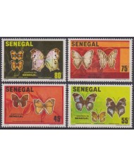 F-EX38136 SENEGAL MNH 1982 INSECTS BUTTERFLIES MARIPOSAS PAPILLON.