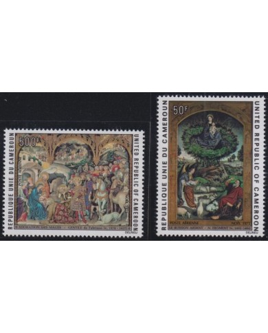 F-EX38234 CAMEROUN CAMERUN MNH 1975 CHRISTMAS NAVIDAD ART N FROMENT GENTILE DA FABRIANO.