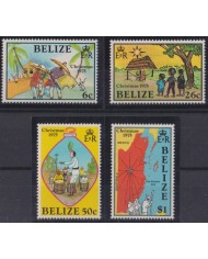 F-EX38239 BELIZE MNH 1975 CHRISTMAS NAVIDAD CHILD DRAWING RELIGION