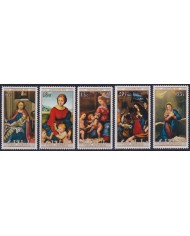 F-EX38244 COOK MNH 1975 CHRISTMAS NAVIDAD ART RENAISSANCE MADONNA.