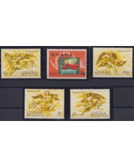 F-EX38264 GHANA MNH 1975 CHRISTMAS NAVIDAD ANGELS DRAWING RELIGION.