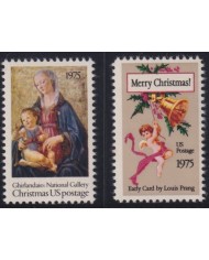 F-EX38266 US USA MNH 1975 CHRISTMAS NAVIDAD DRAWING RELIGION GHIRLANDAIO