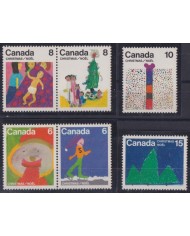 F-EX38272 CANADA MNH 1975 CHRISTMAS NAVIDAD DRAWING RELIGION