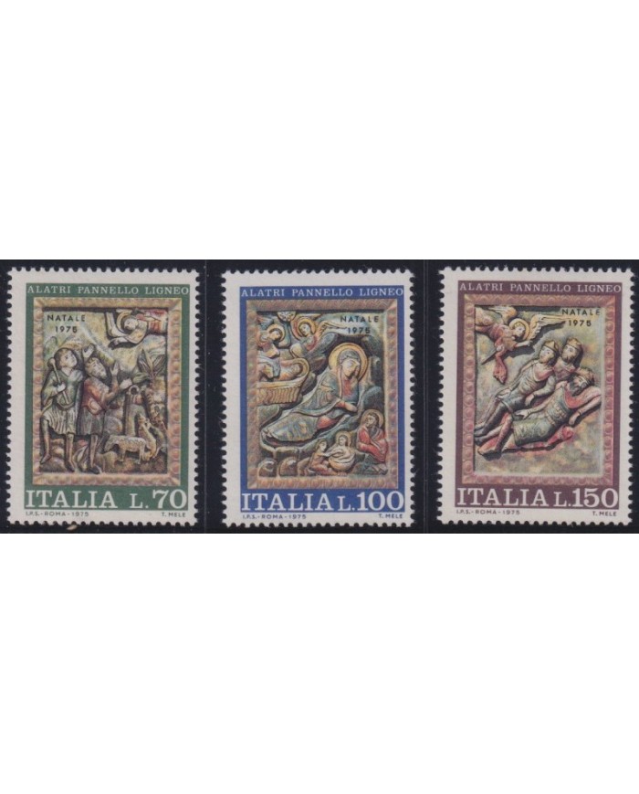 F-EX38273 ITALIA MNH 1975 CHRISTMAS NAVIDAD ART MEDIEVAL SCULTURE.