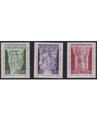F-EX38281 LIECHTENSTEIN MNH 1975 CHRISTMAS NAVIDAD ART MEDIEVAL CAPITEL MADONNA SCULTURE.
