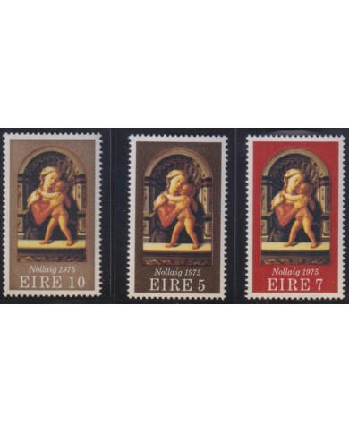 F-EX38283 IRELAND EIRE MNH 1975 CHRISTMAS NAVIDAD ART MADONNA PAINTING RAPHAEL.