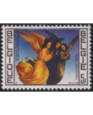 F-EX38285 BELGIUM BELGIQUE MNH 1975 CHRISTMAS NAVIDAD ART MADONNA PAINTING.