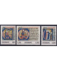 F-EX38333 NORWAY NORGE MNH 1977 CHRISTMAS NAVIDAD ART MADONNA BOOK PAINTING.