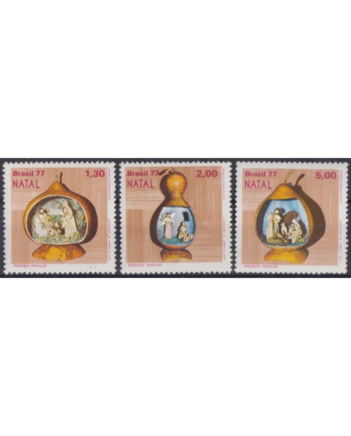 F-EX38337 BRAZIL BRASIL MNH 1977 CHRISTMAS NAVIDAD FOLKLORE RELIGION.