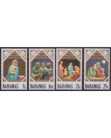 F-EX38359 BAHAMAS MNH 1977 CHRISTMAS NAVIDAD ART DRAWING RELIGION.