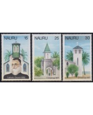 F-EX38372 NAURU MNH 1977 CHRISTMAS NAVIDAD ART CURCH ARCHITECTURE DRAWING RELIGION.
