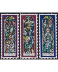 F-EX38384 LIECHTENSTEIN MNH 1978 CHRISTMAS NAVIDAD ART MADONNA STAINED GLASS.
