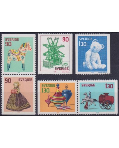 F-EX38397 SWEDEN SVERIGE MNH 1978 CHRISTMAS NAVIDAD TOYS DRAWING.