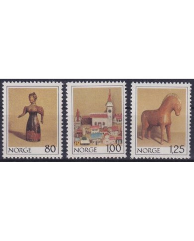 F-EX38398 NORWAY NORGE MNH 1978 CHRISTMAS NAVIDAD ART TOYS DRAWING RELIGION.