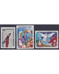 F-EX38399 DOMINICANA REP MNH 1978 CHRISTMAS NAVIDAD ART DRAWING RELIGION.