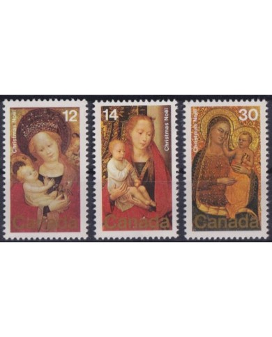 F-EX38400 CANADA MNH 1978 CHRISTMAS NAVIDAD ART MADONNA PAINTING RENASSENCE.