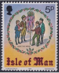 F-EX38401 MAN IS MNH 1978 CHRISTMAS NAVIDAD ART DRAWING RELIGION.