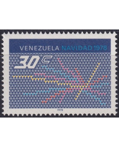 F-EX38413 VENEZUELA MNH 1978 CHRISTMAS NAVIDAD ART DRAWING RELIGION.