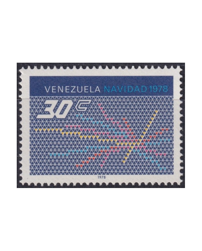 F-EX38413 VENEZUELA MNH 1978 CHRISTMAS NAVIDAD ART DRAWING RELIGION.